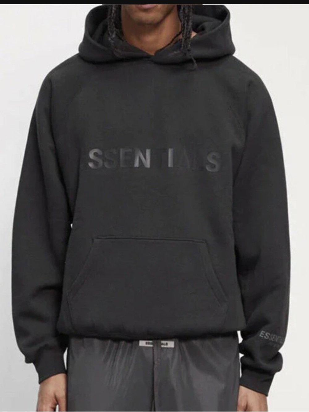 Fear of God ESSENTIALS Unisex Pullover Logo Hoodie Sz S